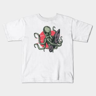 Octopus Surfer Kids T-Shirt